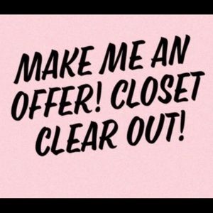 CLOSET CLEANOUT!!!